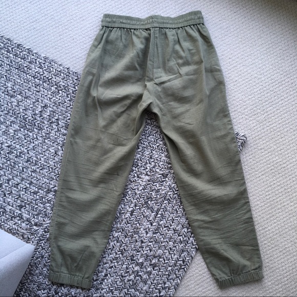 J. Crew - Cropped Drawstring Pants w/ Cuffs - Picture 5 of 6